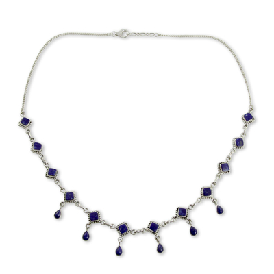 Handmade Lapis Lazuli and Sterling Silver Jewelry from India