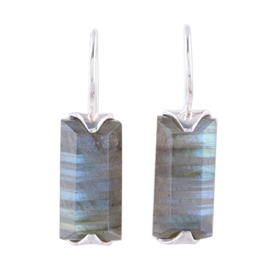 One of a Kind Labradorite Drop Earring from India