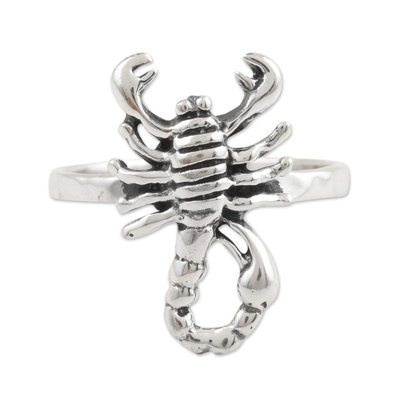 Scorpion Ring Hand Crafted of Sterling Silver