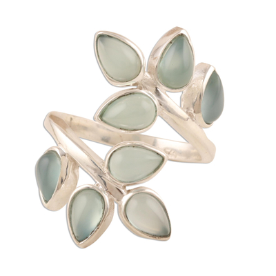 Artisan Crafted Chalcedony Cocktail Ring