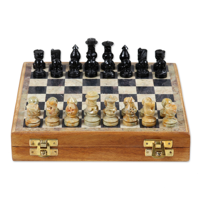 Hand Crafted Soapstone Chess Set