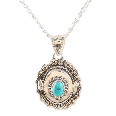 Artisan Crafted Sterling Silver Locket Necklace