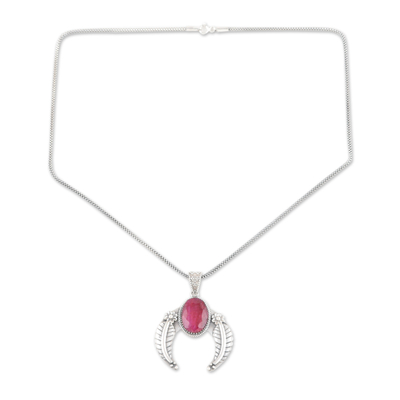 14-Carat Ruby Pendant Necklace
