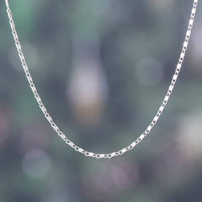 High-Polished Sterling Silver Mariner Chain Necklace