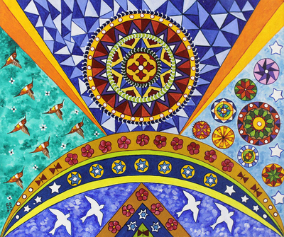 Mandala Painting from Brazil