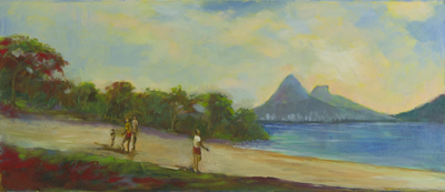 Romantic Impressionist Landscape Painting from Brazil