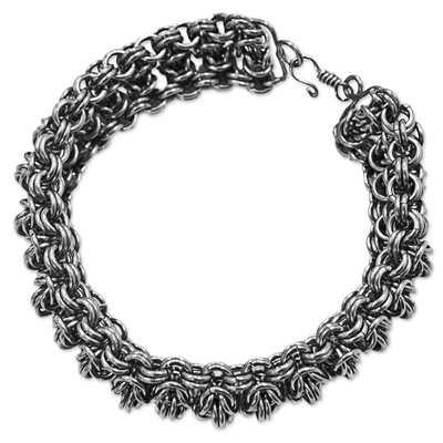 Stainless Steel Chain Link Bracelet from Brazil