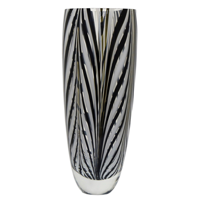 Collectible Handblown Murano Inspired Art Glass Vase