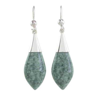 Handmade Jade Dangle Earrings