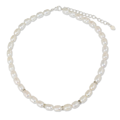 Handmade Pearl Strand Necklace