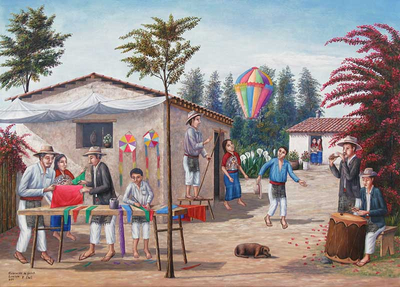 Oil Painting from Guatemala