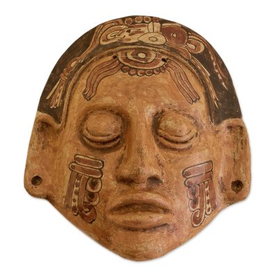 Collectible Ceramic Mask from Central America
