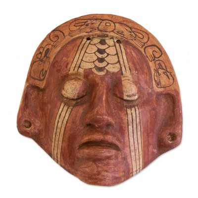 Hand Painted Ceramic Wall Mask
