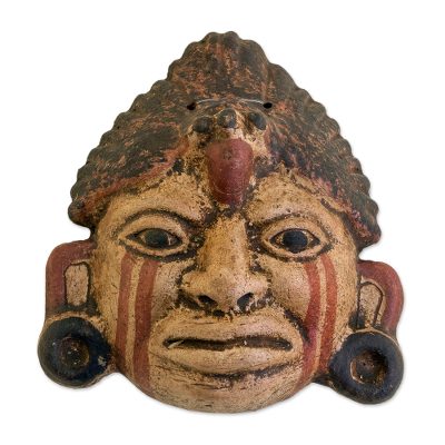 Central American Ceramic Wall Mask
