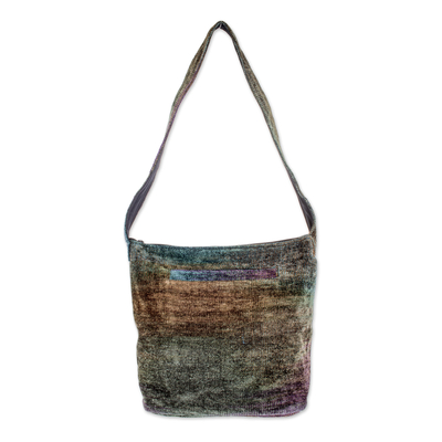 Hand Made Bamboo Chenille Shoulder Bag