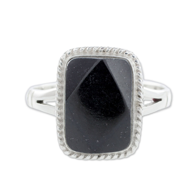 Black Jade Ring