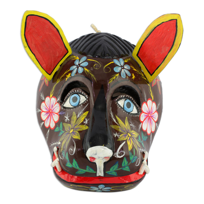Guatemala Brown Dog Folk Dance Mask