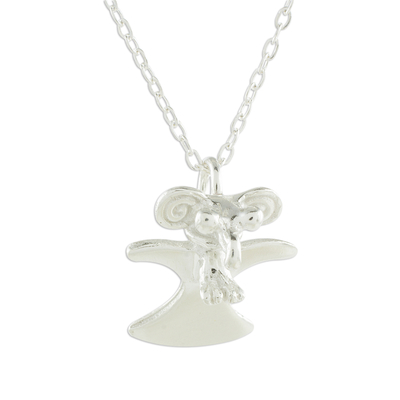 Handcrafted Sterling Silver Eagle Pendant Necklace