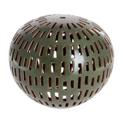 Green Terracotta Candle Shade