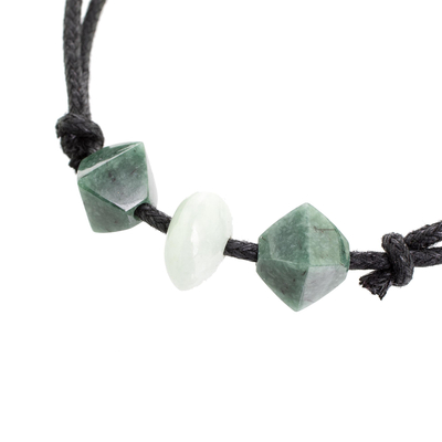 Green Jade Pendant Necklace Crafted in Guatemala
