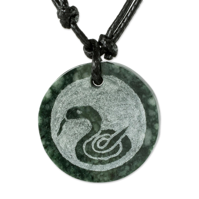 Jade Nahual Kan Necklace for Men or Women