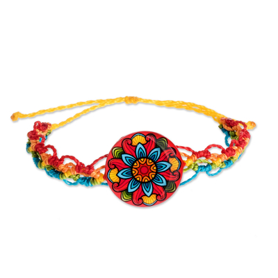 Multicolored Macrame Bracelet