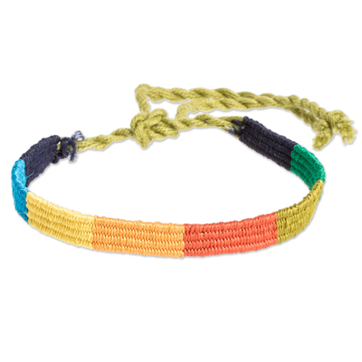 Handwoven Wristband Bracelet from Guatemala