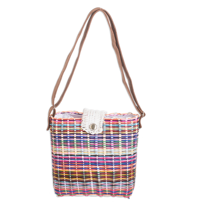 Colorful Eco-Friendly Handwoven Tote from Guatemala