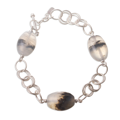 Opal link bracelet