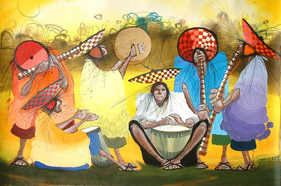 Songs of Peru Fine Art Painting