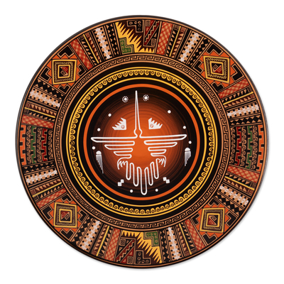 Hand Crafted Cuzco Ceramic Decorative Plate