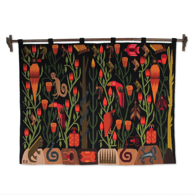 Artisan Hand Loomed Vibrant Wall Hanging Tapestry