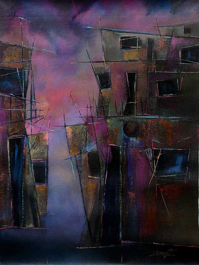 Architectural Expressionist Painting
