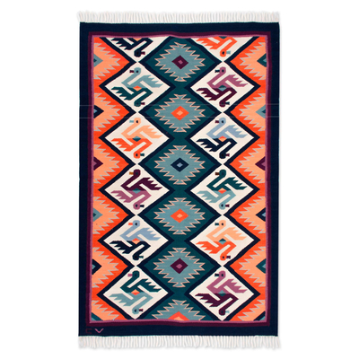 Hand Made Collectible Wool Area Rug (4x6)