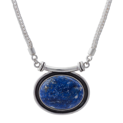 Lapis lazuli pendant necklace