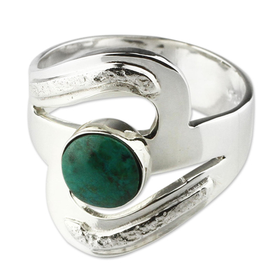 Artisan Crafted Chrysocolla Cocktail Ring