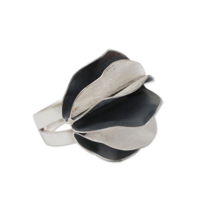 Andean Sterling Silver Artisan Crafted Cocktail Ring