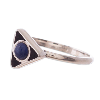Sodalite and Sterling Silver Ring from Peru