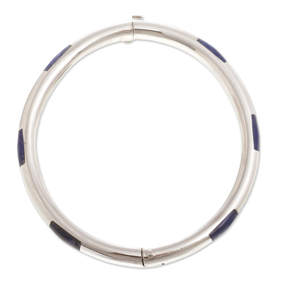 Contemporary Sodalite Bangle Bracelet