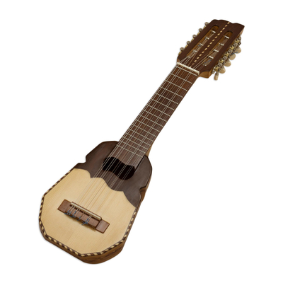 Handcrafted Wood Peruvian Ronroco Guitar