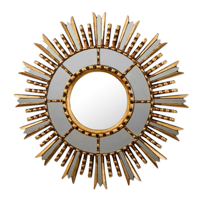 Gilded Wall Accent Mirror