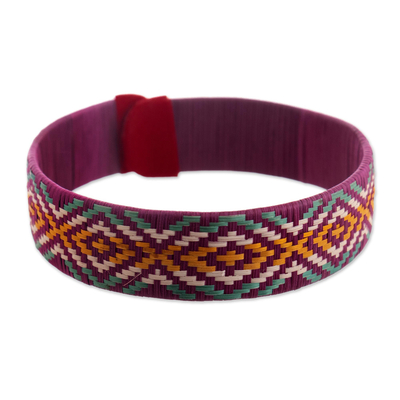 Artisan Crafted Multicolored Cuff Bracelet