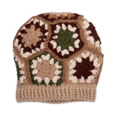 Artisan Crocheted 100% Alpaca Hat