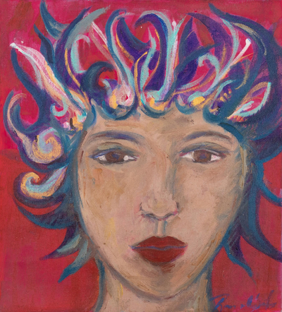 Acrylic on Canvas Portrait Painting