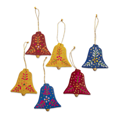 Artisan Hand Painted Ornaments (Set of 6)
