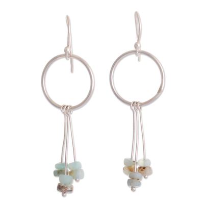 Natural Andean Opal Earrings