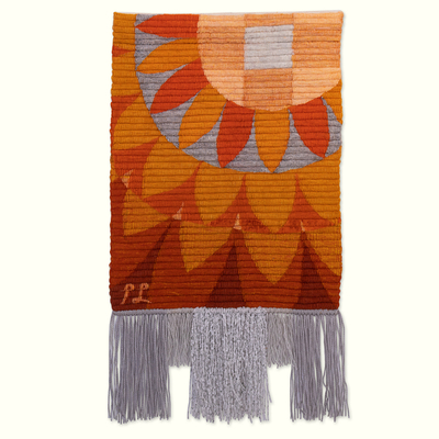 Andean Handwoven Sunset Theme Tapestry