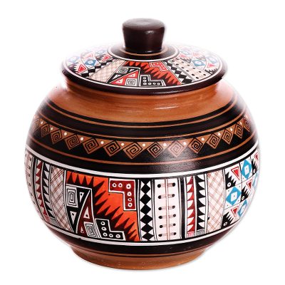 Cuzco Decorative Ceramic Jar