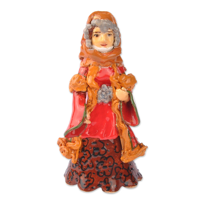 Ceramic Figurine of Woman in Armenian Traditional Costume
