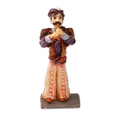 Ceramic Figurine of Man Wearing Armenian Traditional Costume